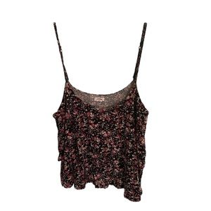 Women’s Garage Clothing floral cami crop blouse
